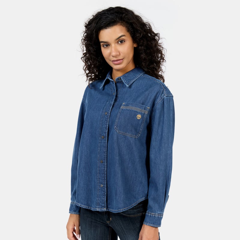 Timberland Women's Refibra Denim Shirt - Image 1