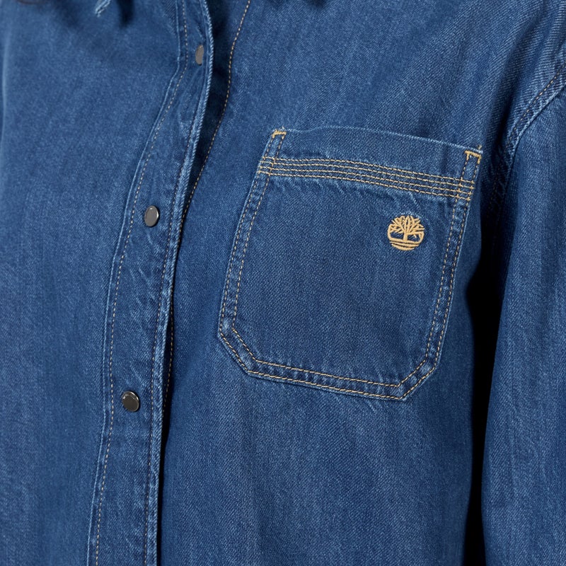 Timberland Women's Refibra Denim Shirt - Image 4