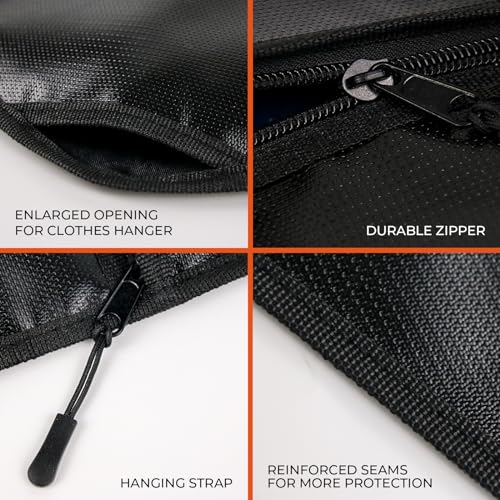 ROLOWAY Hanger Diversion Fireproof Safe, Hidden Compartment for Home & Travel, Secret Safe for Cash Hiding Under Clothes - Image 5