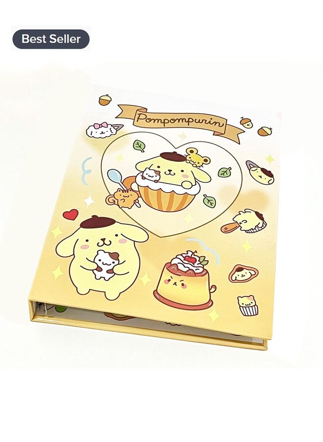 Cartoon Sanrio Pudding Dog photo album contains 10 transparent pages