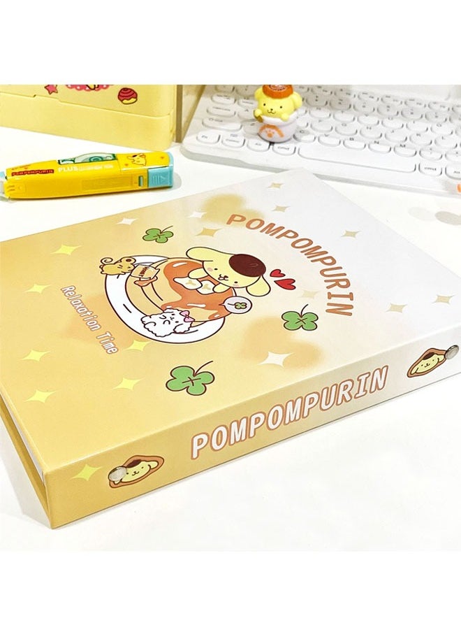 Cartoon Sanrio Pudding Dog photo album contains 10 transparent pages