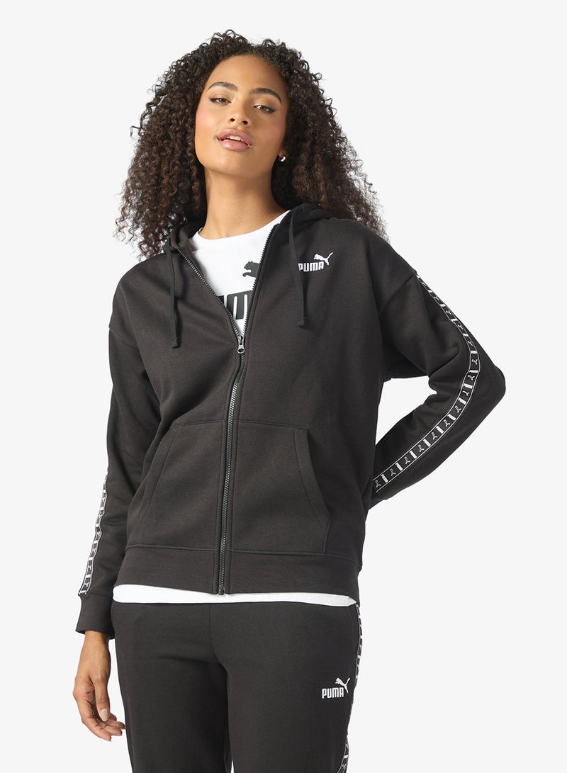 PUMA ESS TAPE Relaxed Full-Zip Hoodie FL - Image 1