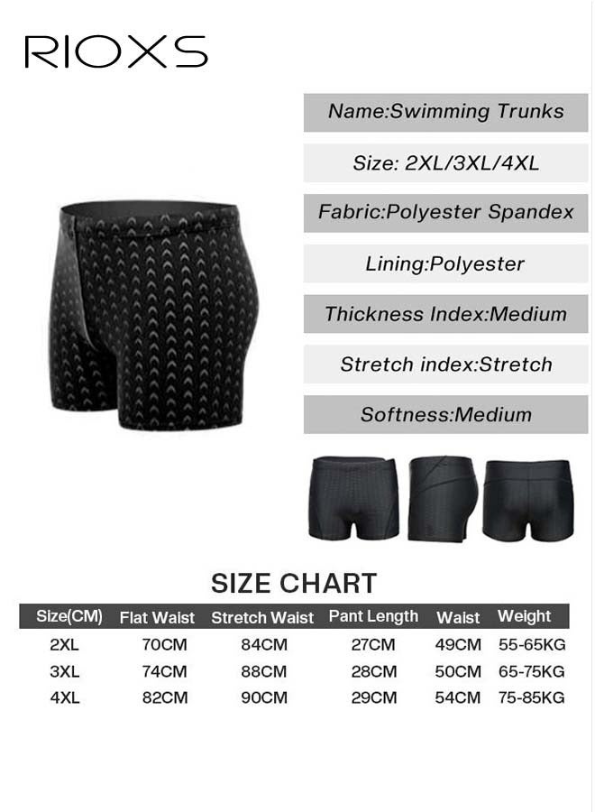 RIOXS Men's Swimwear Set with Quick-drying Swim Trunks, Adjustable Swimming Goggles, Swim Cap, Nose Clip, Ear Plugs and Storage Bag, Complete Durable Swimming Goggles Package, Swimming Essentials - Image 5