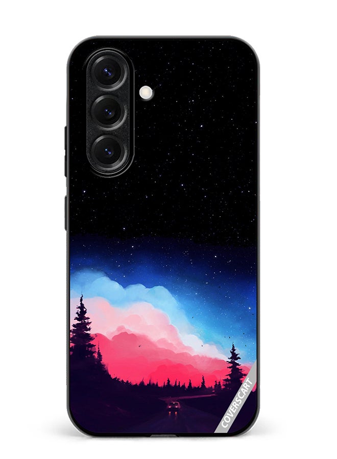 VR CREATIVE Protective Case Cover For Samsung Galaxy S25 Vibrant Cloud Design Multicolour