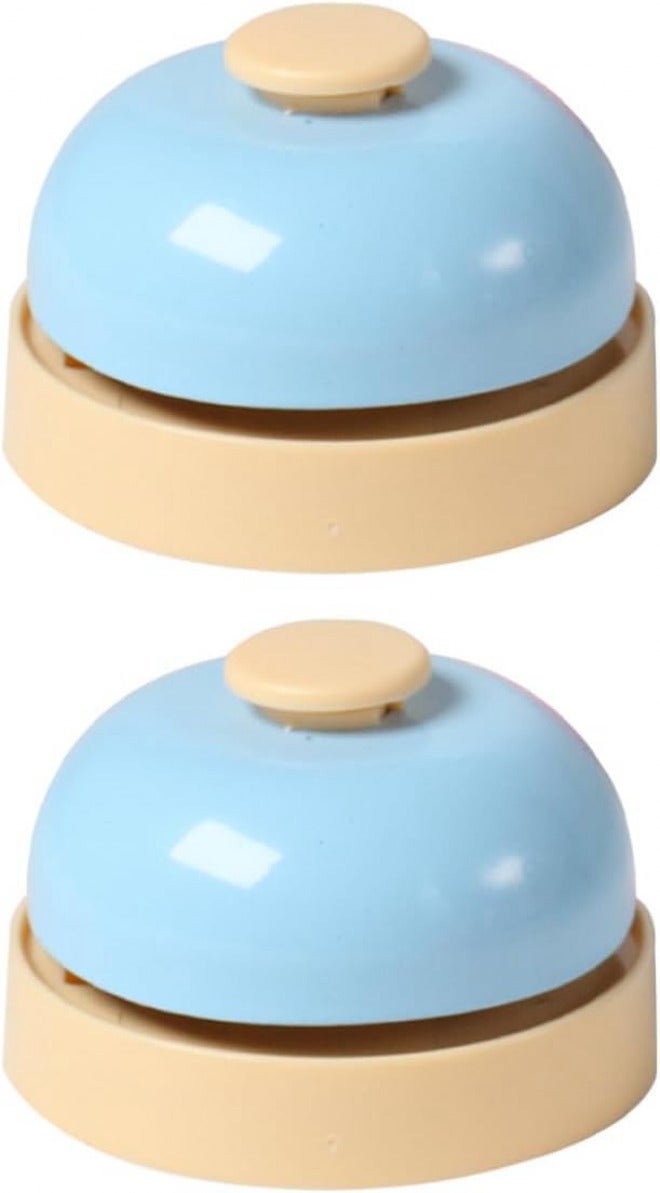 BESTonZON 2pcs Pet Training Bells for Dogs and Cats, Interactive Blue Pet Potty Doorbells for Puppy and Cat Behavior Training - Image 1