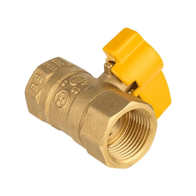EFIELD Gas Ball Valve with 3/4'' FIP x 3/4'' FIP Brass Fittings for Gas Connectors with Quarter-Turn, UL CSA Approved (1),(VALVE236) - Image 3