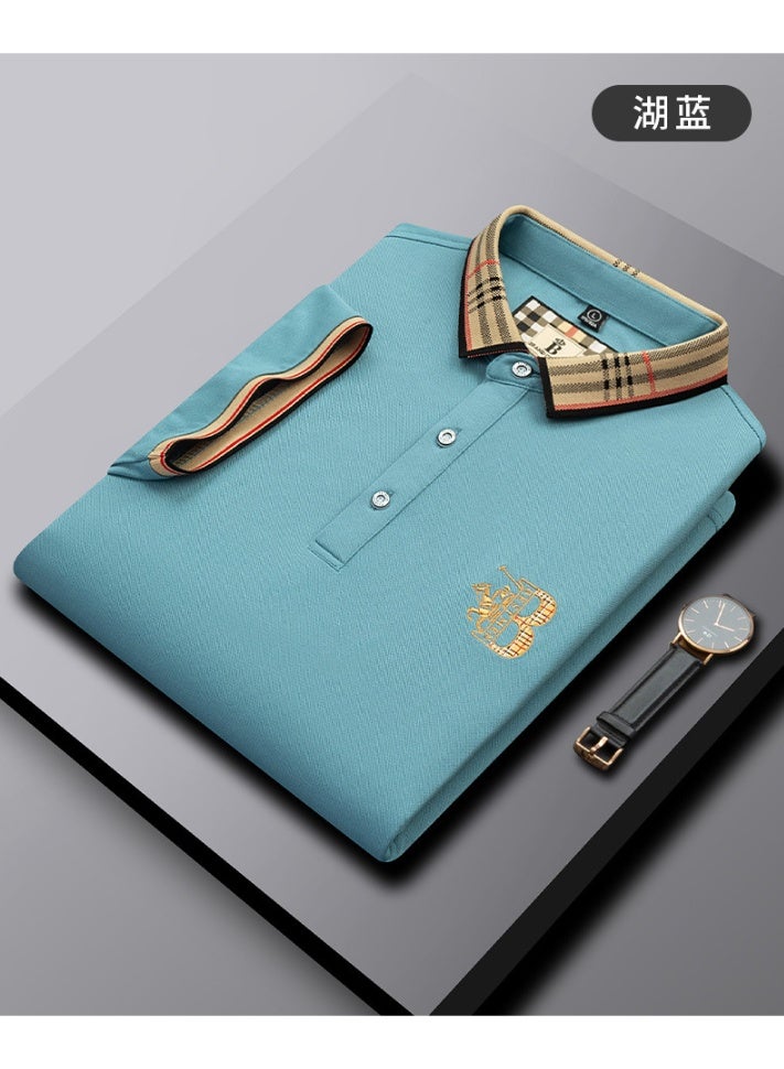Summer Men's Shirt Short Sleeve Polos Fashion Embroidery Casual Shirt Men Clothing Golf Wear Tee Shirt - Image 2