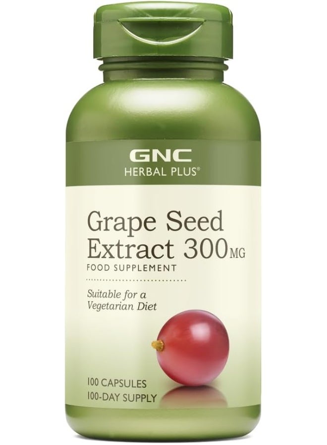 GNC Herbal Plus Grape Seed Extract Supplement 300Mg - Image 1