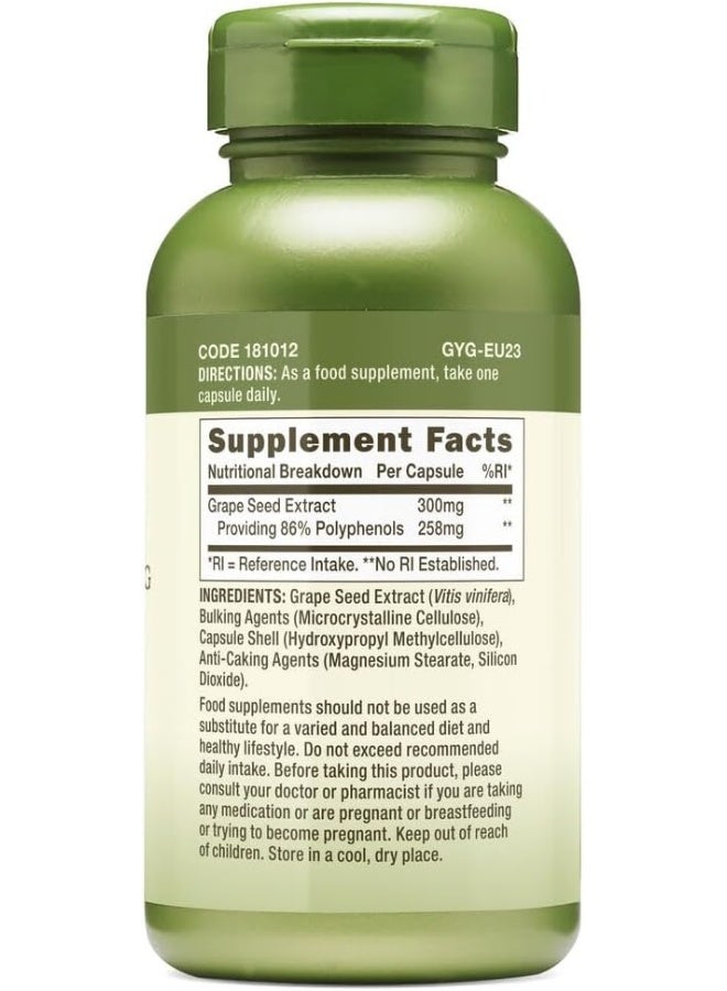 GNC Herbal Plus Grape Seed Extract Supplement 300Mg - Image 2