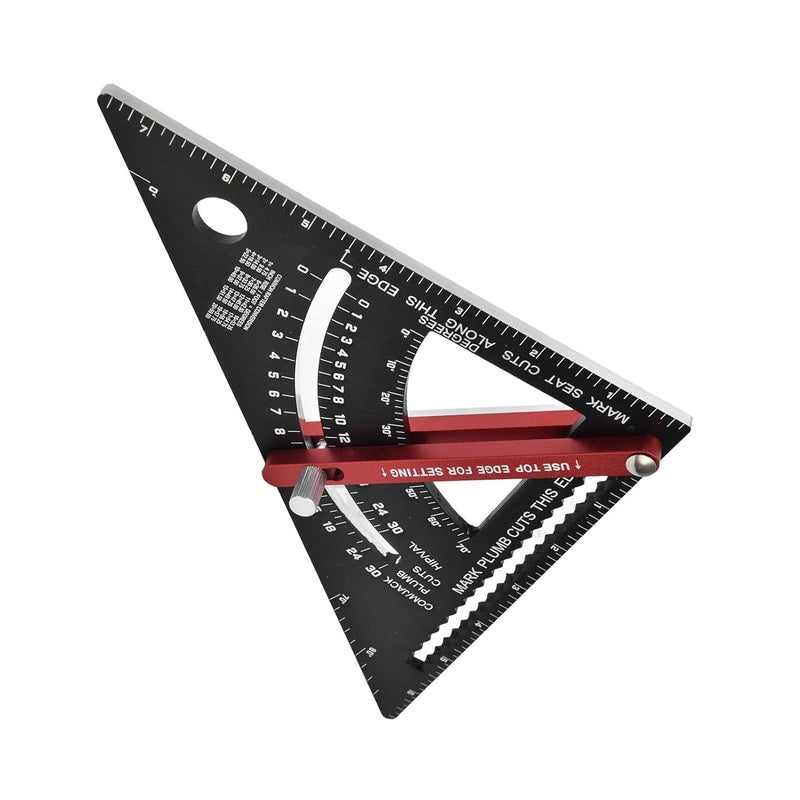 Aluminum Alloy Adjustable Ruler Tool For Woodworking And Industrial Projects - Image 4
