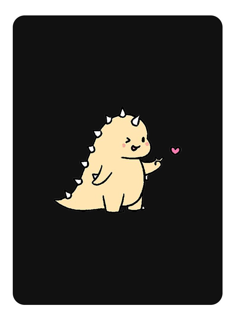 Theodor Protective Flip Case For Oppo Pad 2 With Trifold Stand Auto Wake Sleep Shockproof Cover Dino love copy - Image 1