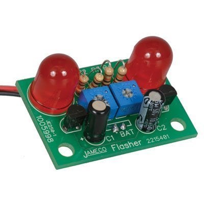 Jameco Kitpro JE250 Red Jumbo LED Flasher Electronics Solder Kit - Image 5