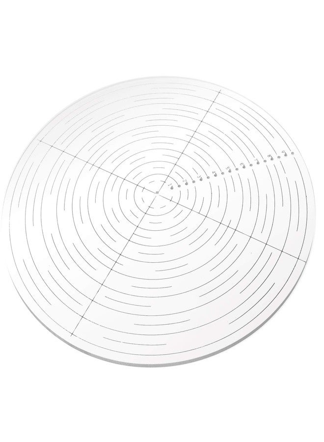 فولتون بوصلة فولتون لتحديد مركز النجارة، مقاس ١٠ بوصات، لرسم الدوائر، وتحديد مركز جذوع الأشجار، والقطع الخشبية العادية أو الأشكال غير المنتظمة، وأدوات قياس للمخرطة وآلات الخراطة، مصنوعة من الأكريليك الشفاف. - Image 5