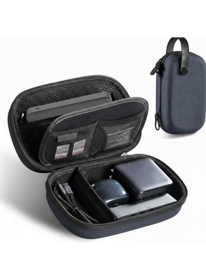 Brave Electronic Organizer, Expanded Travel Case for Tech Accessories, Water-resistant Shockproof Protective Holder for Chargers, Cables, Large Hard Drives, Power Banks, and More - Image 2