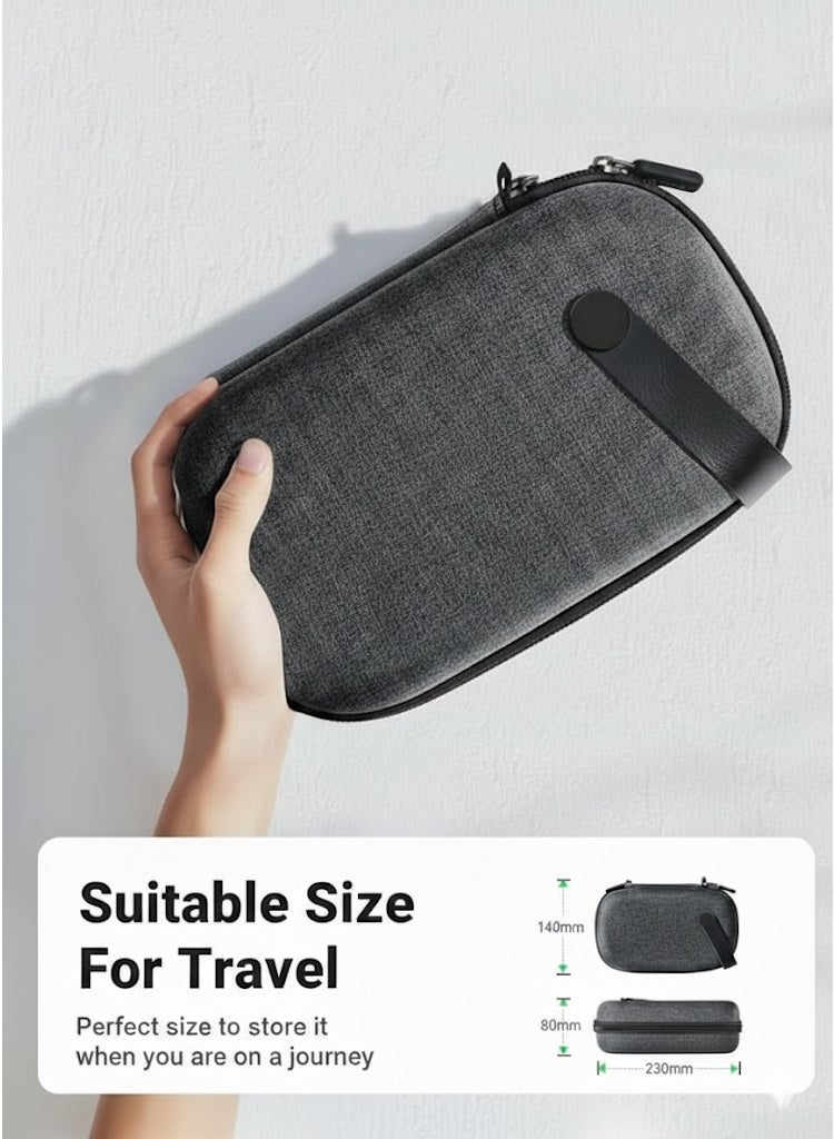 Brave Electronic Organizer, Expanded Travel Case for Tech Accessories, Water-resistant Shockproof Protective Holder for Chargers, Cables, Large Hard Drives, Power Banks, and More - Image 5