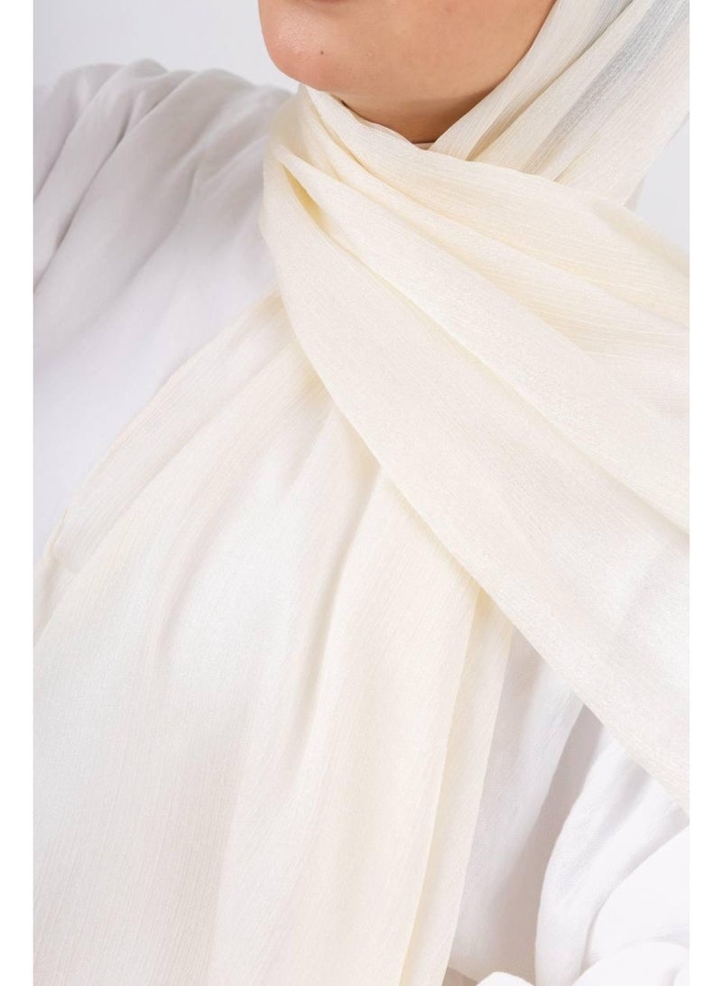 LA VELATA Dots Crinkle Chiffon Scarf - le voile - Image 2