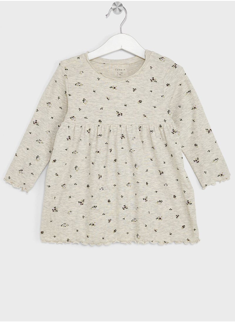 NAME IT - Kids Micro Floral Print Dress - Image 1
