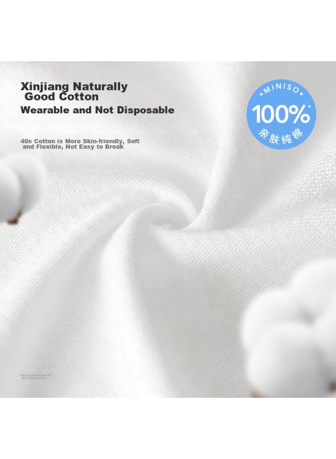 Miniso 5-pack Pure Cotton Travel Underwear, Disposable Underwear For Women, 1 Piece, For Holiday Travel And Outings - Image 4
