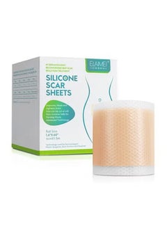 Silicone Scar Sheets 4cm*1.5m,Soft Silicone Gel Scar Tape Painless Silicone Tape Roll Effective Silicone Scar Removal Strips Sheets for C-Section & Keloid Surgery, Burn, Acne