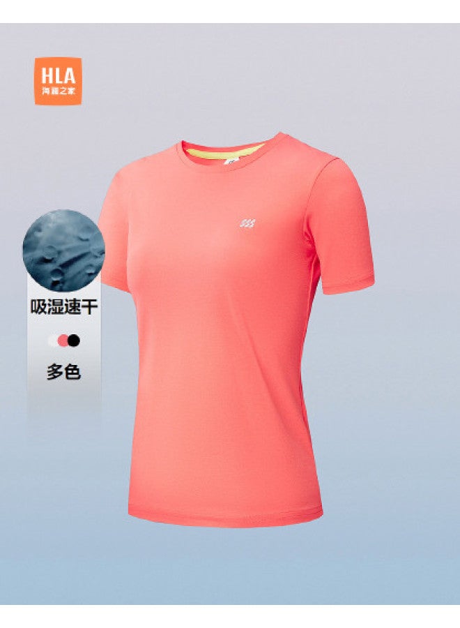 HLA 25 Summer Running Sports Sss Round Neck Casual Women'S Short-Sleeve T-Shirt - Image 1