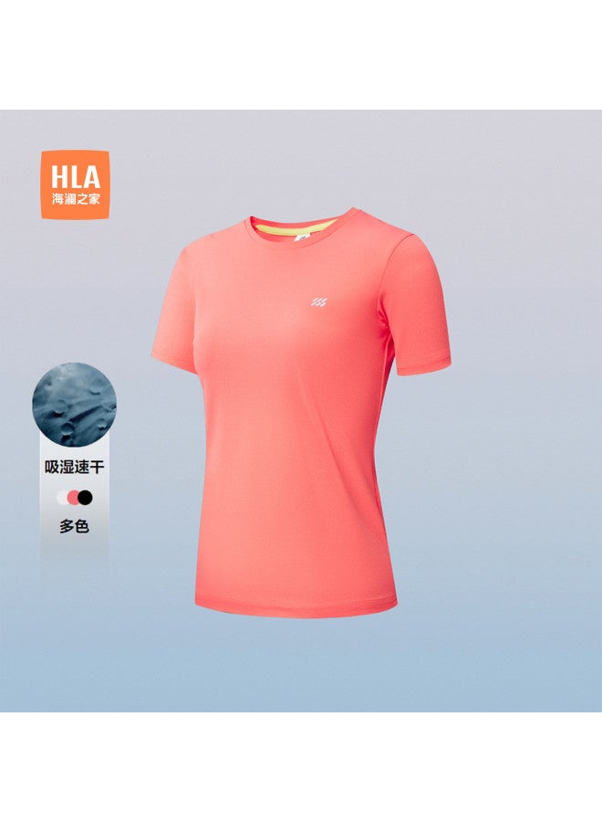 HLA 25 Summer Running Sports Sss Round Neck Casual Women'S Short-Sleeve T-Shirt - Image 2