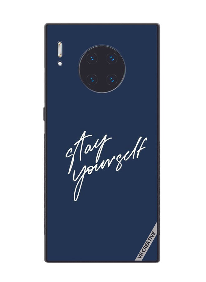 VR CREATIVE Protective Case Cover For Huawei Mate 30 Pro Stay Yourself Design Multicolour - Image 1