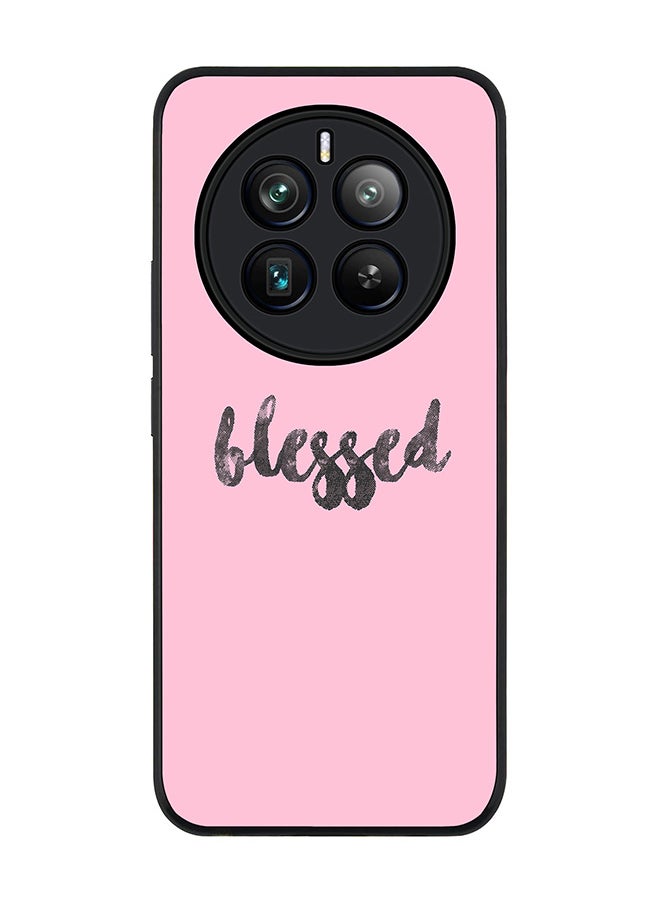 Stylizedd جراب بحافة سوداء متينة لهاتف Realme 12 Pro / Realme 12 Pro Plus 5G، جراب رفيع وناعم من مادة TPU المرنة - Blessed  - Image 1