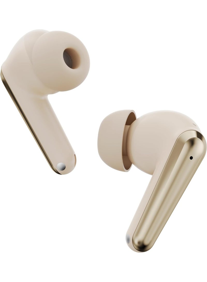 Imiki BUDS T14 Wireless Earbuds – Bluetooth 5.3 In-Ear Headphones with Noise Cancelling, Deep Bass, IPX5 Waterproof, Hall Switch, Touch Control – Khaki - Image 5