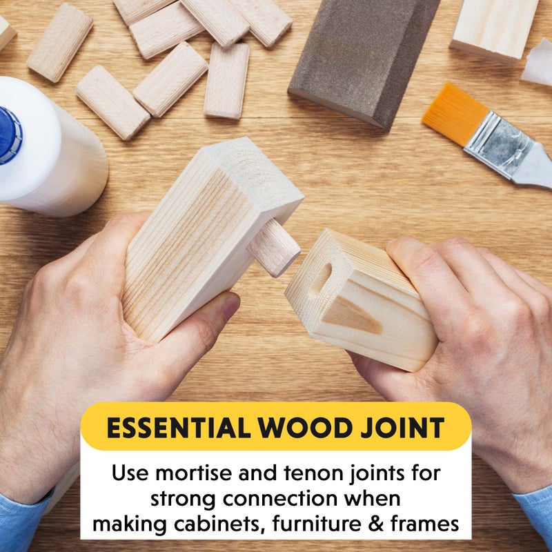 General Tools Mortise and Tenon Jig - Drill Template Set with Hollow Chisel Bit Attachment - Image 2