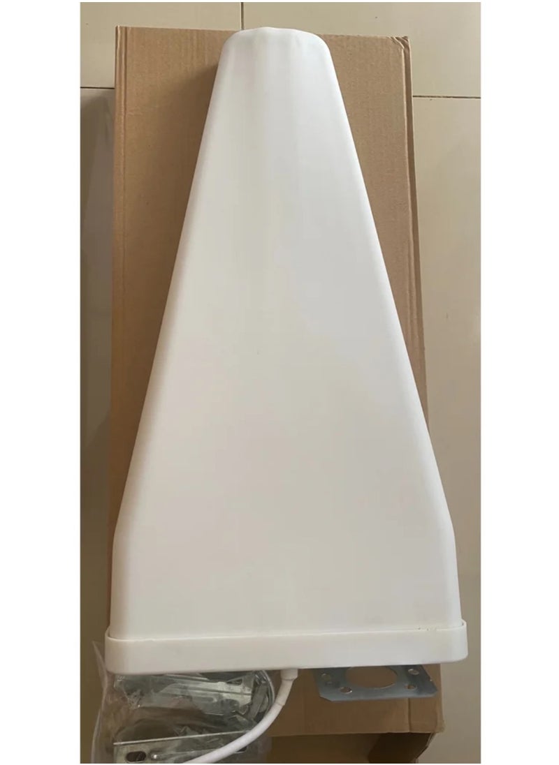 "Home & Office Network Booster Gold – 12dBi 4G LTE Antenna Outdoor 698-2700MHz , Reliable Signal for 2G/3G/4G" With 2CABLE 15MT And 5MT, cover up to 500-2000 square meters, More Powerful, More Signal.  - Image 4