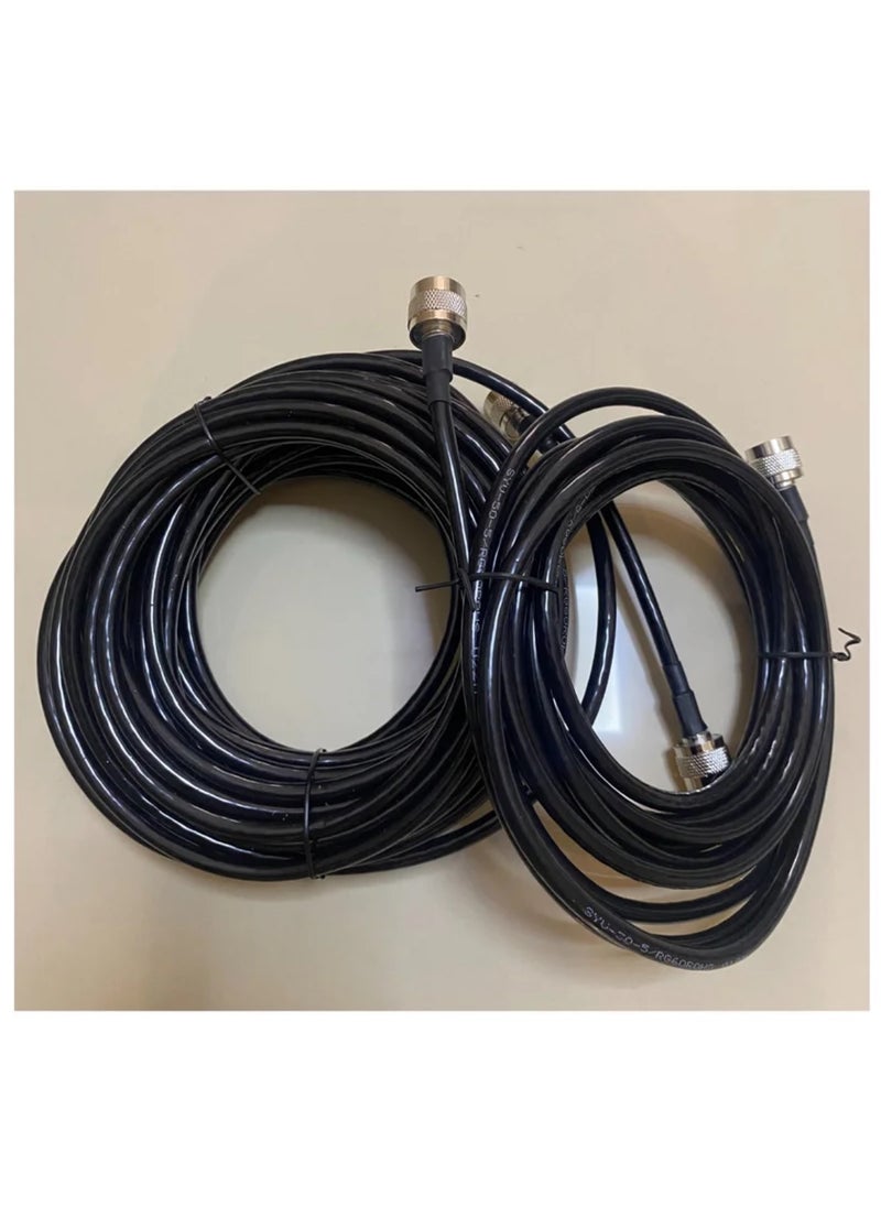 "Home & Office Network Booster Gold – 12dBi 4G LTE Antenna Outdoor 698-2700MHz , Reliable Signal for 2G/3G/4G" With 2CABLE 15MT And 5MT, cover up to 500-2000 square meters, More Powerful, More Signal.  - Image 3