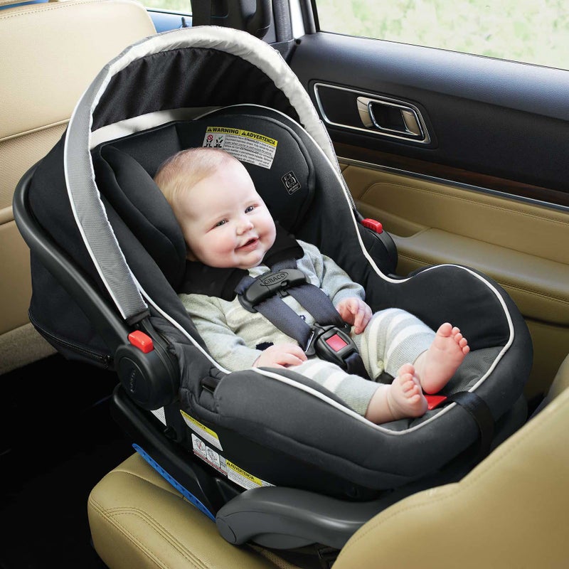 Pro Goleem Car Seat Strap Covers for Babies Unisex Soft Car Seat Strap Shoulder Pads for All Car Seats, Stroller, Pushcar, Small Size Designed for Newborn, Black - Image 2