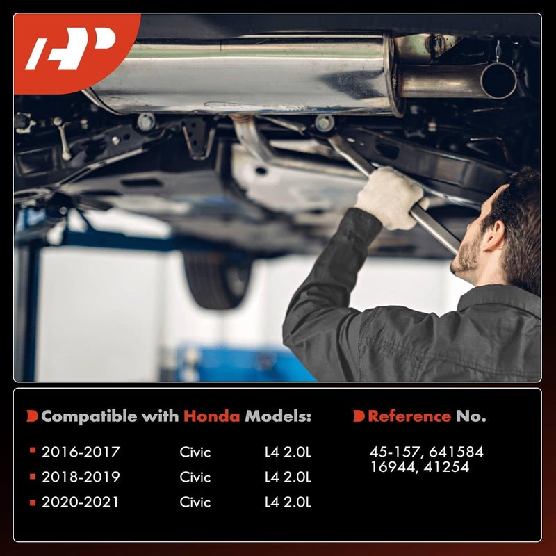 A-Premium Front Catalytic Converter for Honda Civic 2016-2021 - Image 2