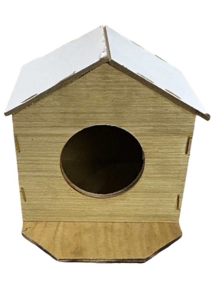 Generic Small wooden zebra nest box  - Image 3