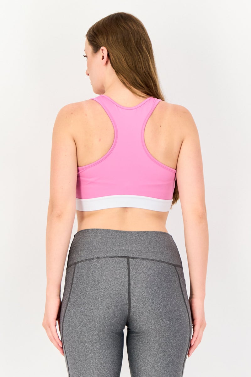 Reebok Women Non Padded Sleeveless Training Sports Bra, Pink - Image 3