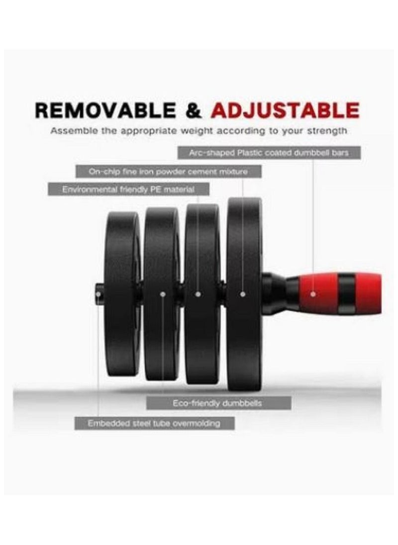AGD - Adjustable Weight Dumbbells Set 10kg - Image 1