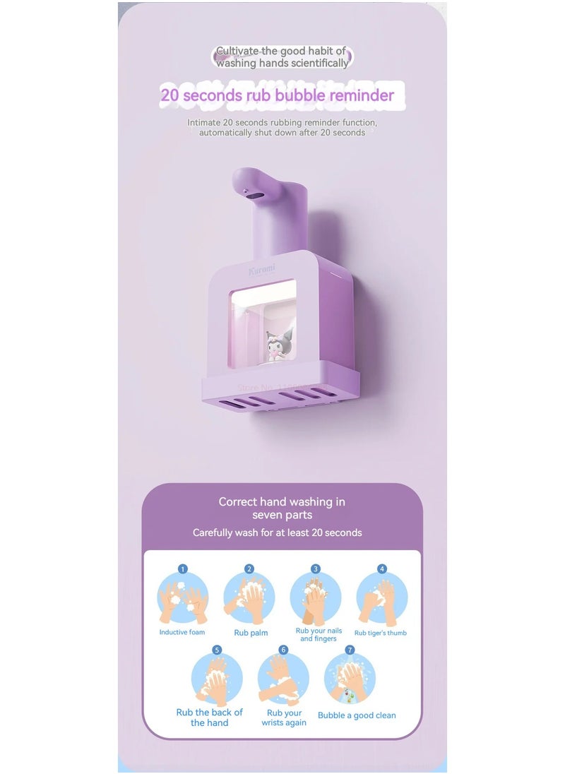 Generic - 1 Pcs Children's Automatic Hand Wash Dispenser Wall Mounted Smart Induction Household Electric Foam - Image 1