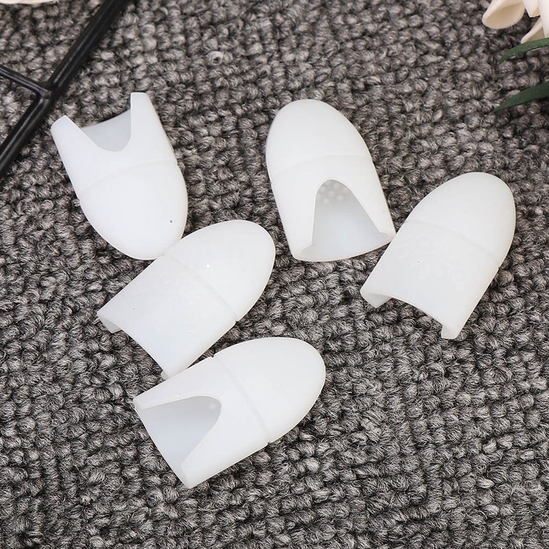 Portable Nail Polish Remover Clip Wrap Nail Art Gel Cleaning Soak Off Cap Manicure Tool (White) - Image 3
