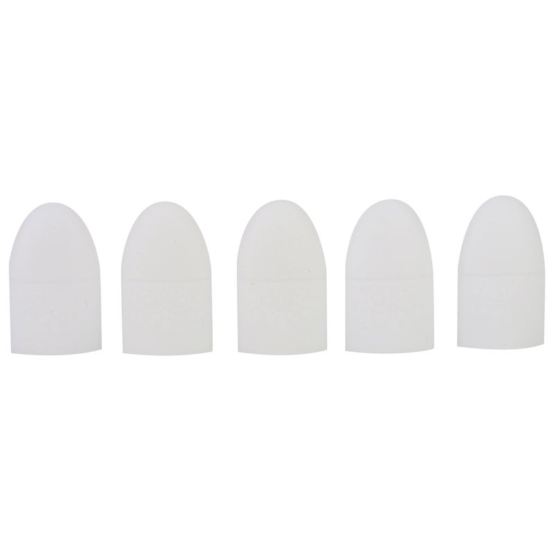 Portable Nail Polish Remover Clip Wrap Nail Art Gel Cleaning Soak Off Cap Manicure Tool (White) - Image 1