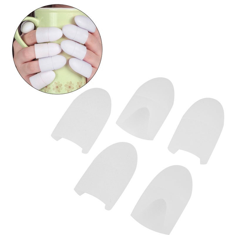 Portable Nail Polish Remover Clip Wrap Nail Art Gel Cleaning Soak Off Cap Manicure Tool (White) - Image 4