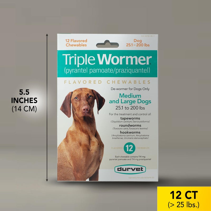 Durvet Triple Wormer for Medium and Large Dogs - Image 4