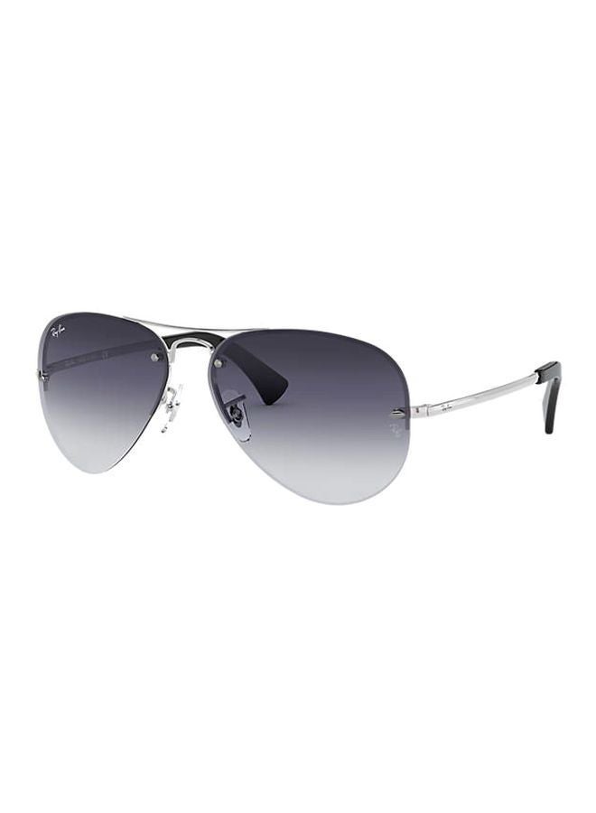 Ray-Ban Unisex UV Protection Aviator Sunglasses - RB3449 - Lens Size: 59 mm - Silver - Image 2