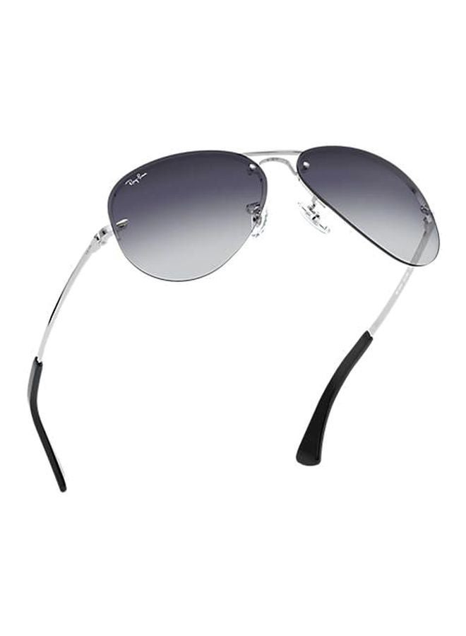 Ray-Ban Unisex UV Protection Aviator Sunglasses - RB3449 - Lens Size: 59 mm - Silver - Image 4