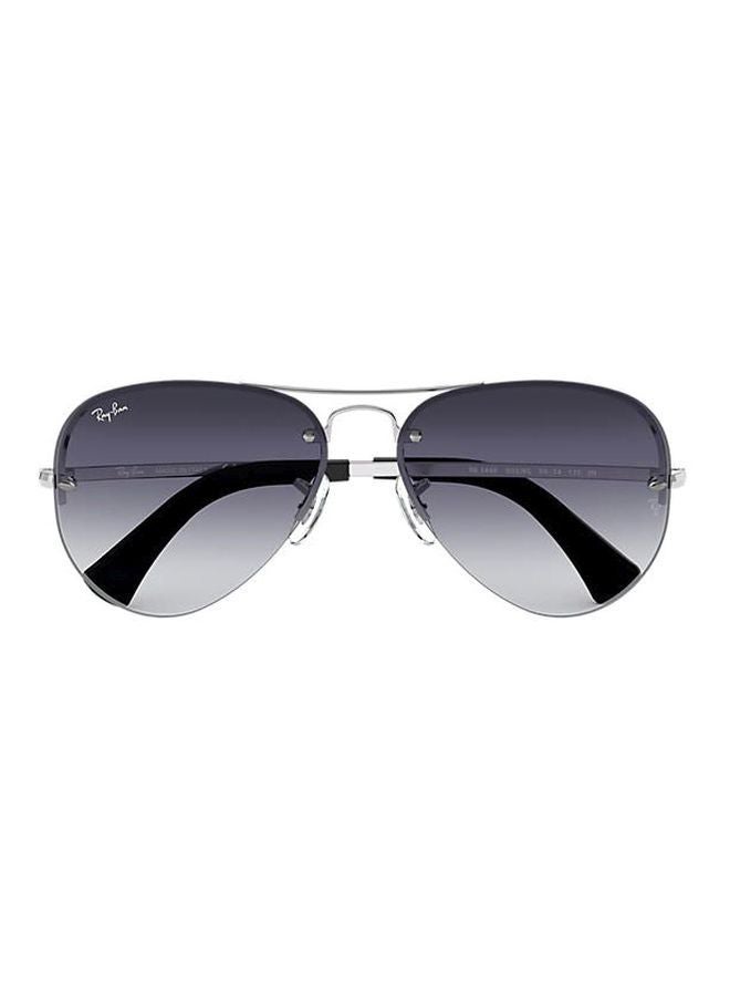 Ray-Ban Unisex UV Protection Aviator Sunglasses - RB3449 - Lens Size: 59 mm - Silver - Image 1