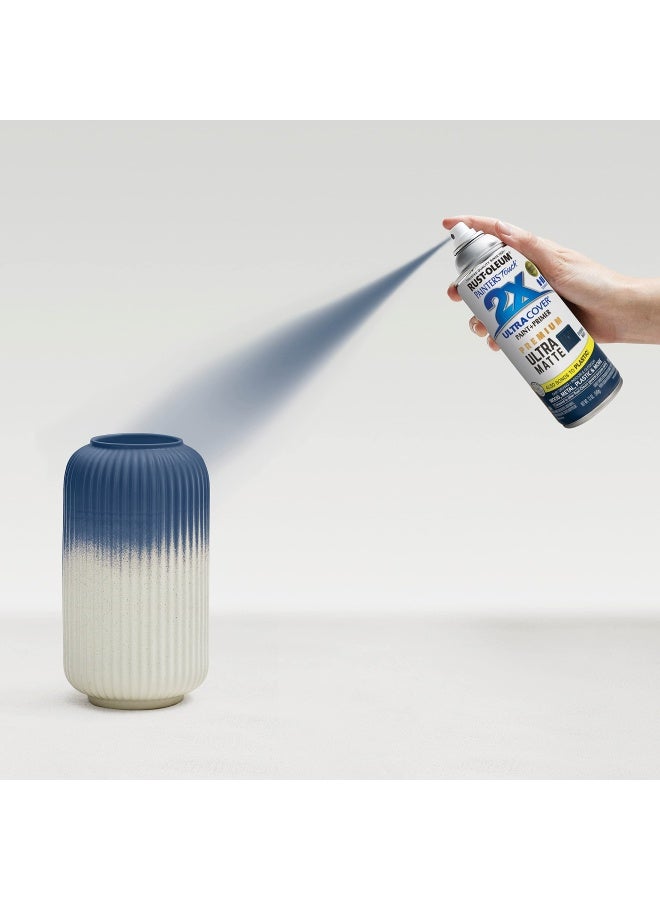 RUST-OLEUM 331183 Painter S Touch 2X Ultra Cover Spray Paint 12 Oz Ultra Matte Evening Navy - Image 5