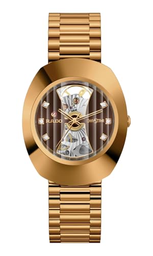 Rado - DiaStar Original Open Heart - Men - Swiss Watch - Sapphire Crystal Dial - Stainless Steel/PVD - 6 Cubic Zirconia - 80 Hours of Power Reserve - Automatic - 35 mm - Image 5