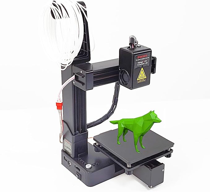 Compact High Accuracy 3D Printer with Rapid Heating 10 40mm s Print Speed Educational Tool Black US Plug - Image 1