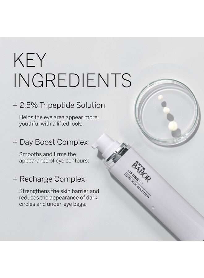 Babor Doctor Babor Lifting Rx Dual Eye Solution Morning & Night Eye Cream Day Boost Complex Smooths & Firms Night Recharge Complex Reduces Dark Circles & Undereye Bags Target Crow'S Feet & Wrinkles - Image 3