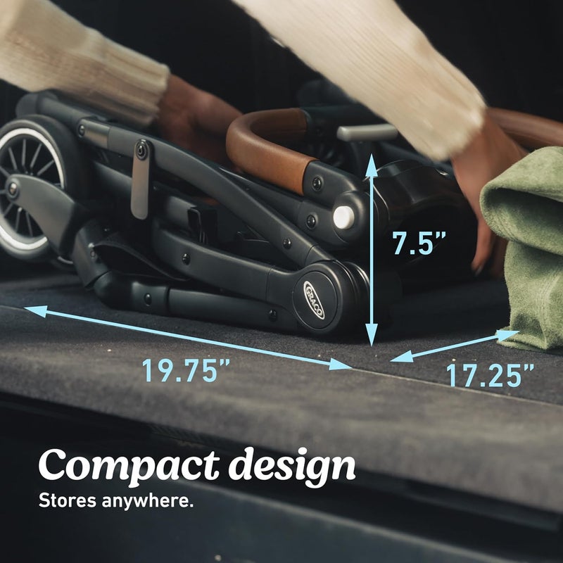 Graco Gomax Next Gen Travel System Car Seat Stroller Combo Rear Facing Infant Car Seat Compact Stroller for Travel - Image 2