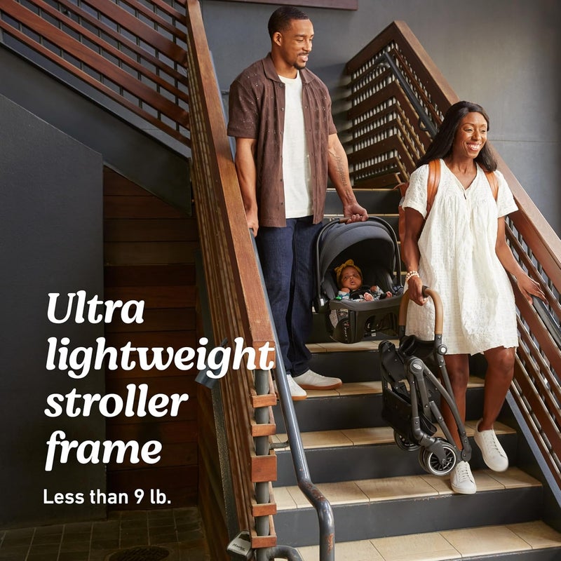 Graco Gomax Next Gen Travel System Car Seat Stroller Combo Rear Facing Infant Car Seat Compact Stroller for Travel - Image 3